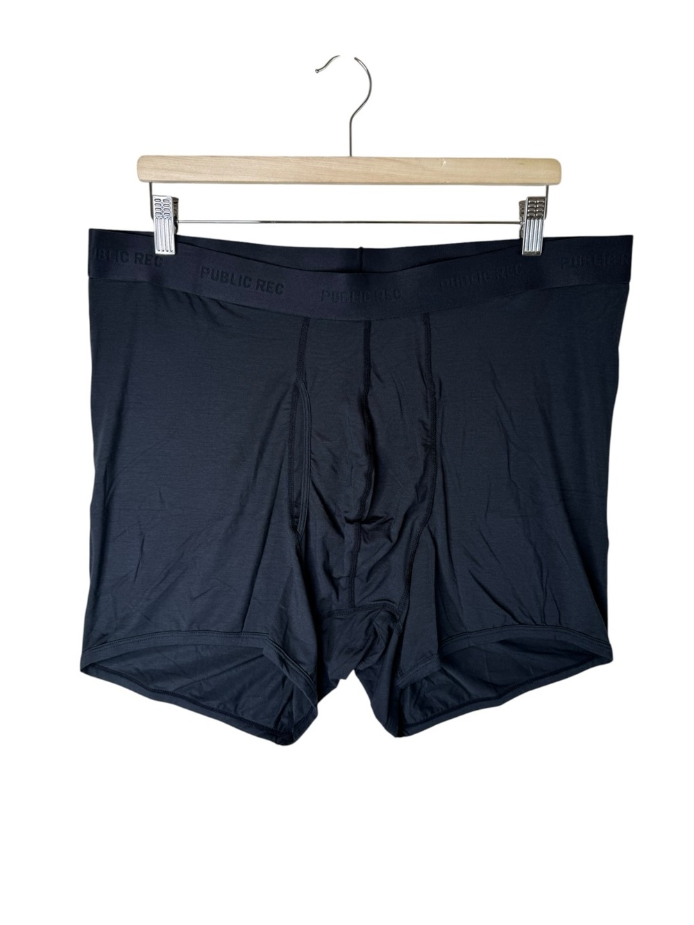Public Rec Barely There Boxer Trunk Underwear Black Men's Size 44